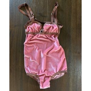 Solstice Intimates velvet bodysuit
